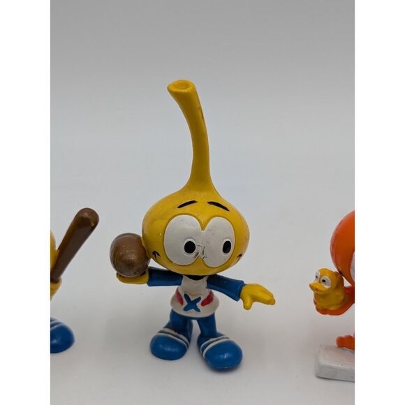 Wallace Berrie Snorks Figure Lot of 3 Baseball Football Bathtime - Picture 3 of 10